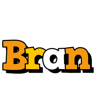 Bran cartoon logo