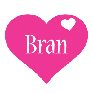 Bran love-heart logo