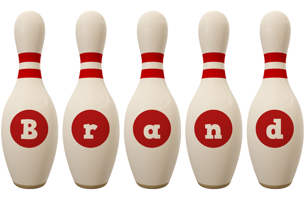 Brand bowling-pin logo