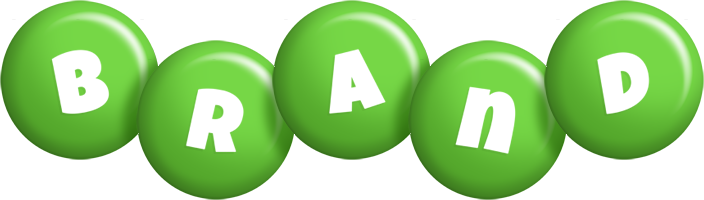 Brand candy-green logo