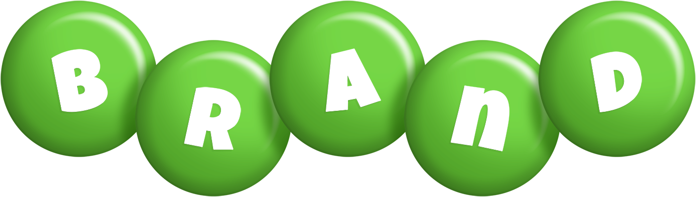 Brand candy-green logo