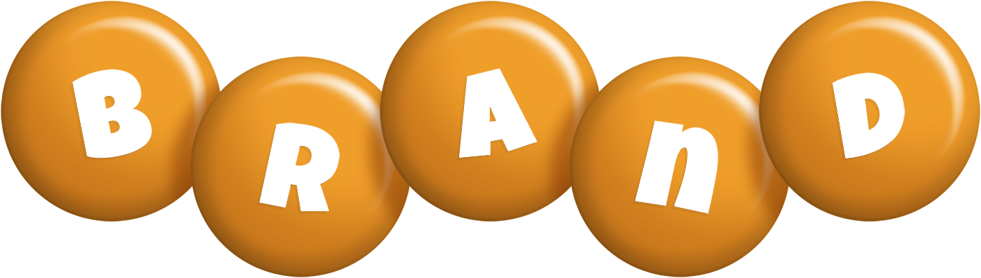 Brand candy-orange logo