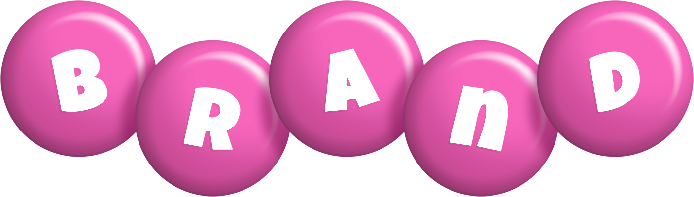 Brand candy-pink logo