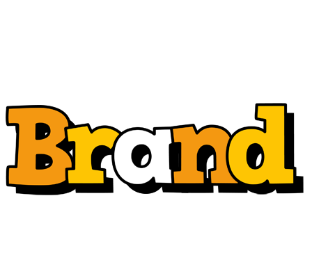 Brand cartoon logo