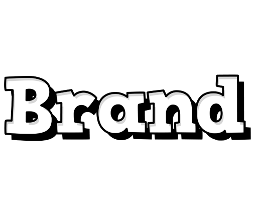 Brand snowing logo