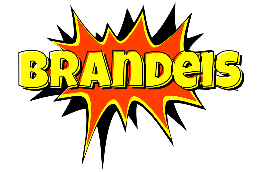 Brandeis bazinga logo