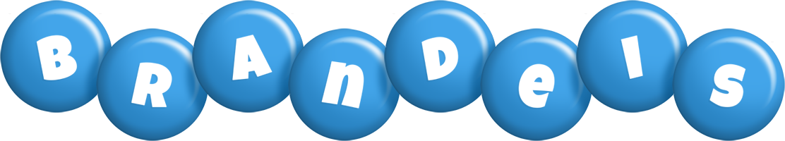 Brandeis candy-blue logo