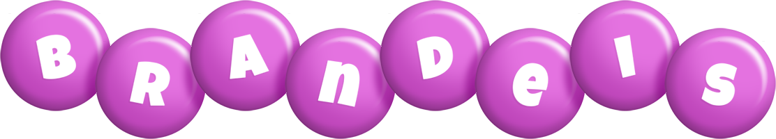 Brandeis candy-purple logo