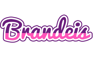 Brandeis cheerful logo