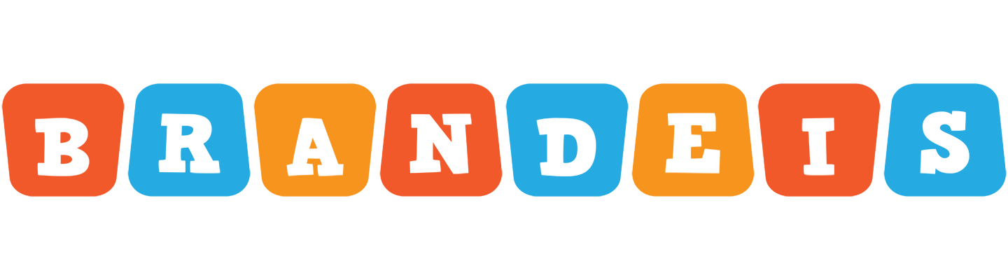 Brandeis comics logo
