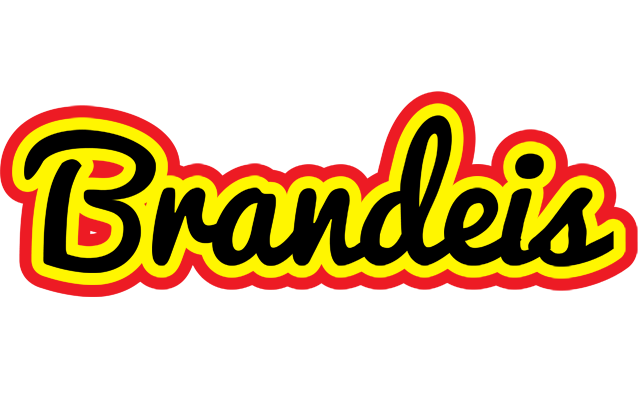 Brandeis flaming logo