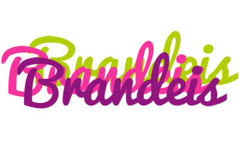 Brandeis flowers logo