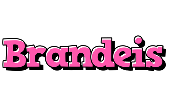 Brandeis girlish logo