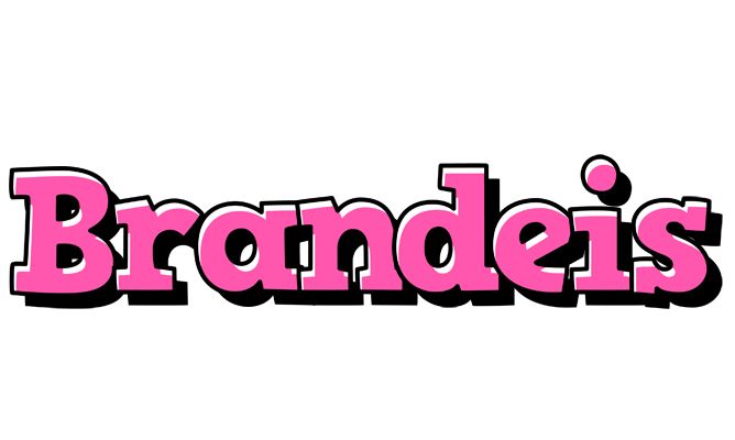 Brandeis girlish logo