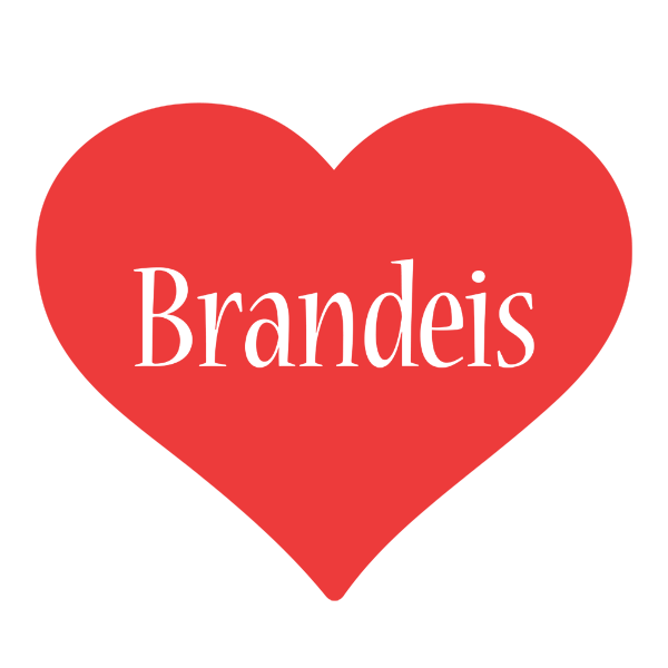 Brandeis love logo