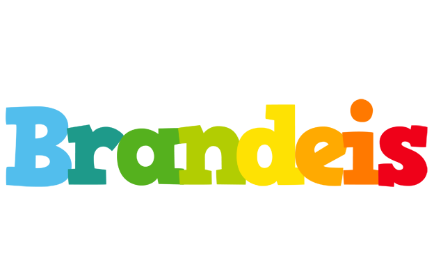 Brandeis rainbows logo