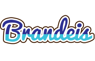 Brandeis raining logo