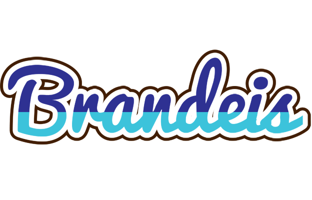 Brandeis raining logo