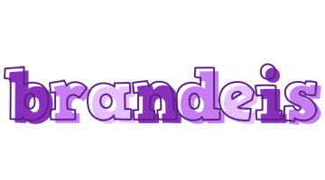 Brandeis sensual logo