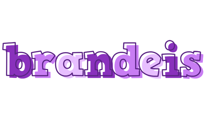 Brandeis sensual logo
