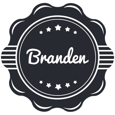 Branden badge logo