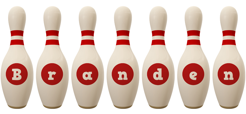 Branden bowling-pin logo