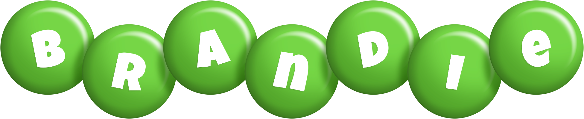 Brandie candy-green logo
