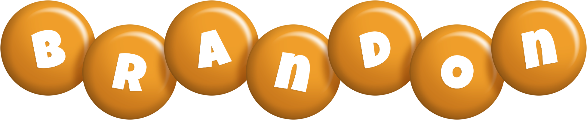 Brandon candy-orange logo