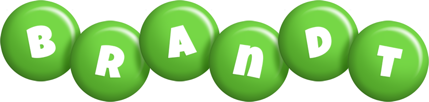 Brandt candy-green logo