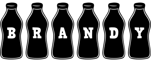Brandy bottle logo