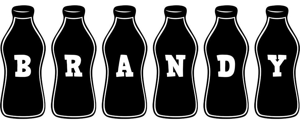 Brandy bottle logo