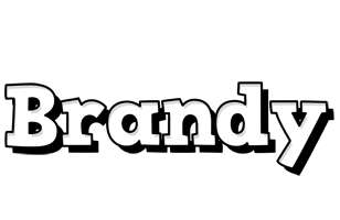 Brandy snowing logo