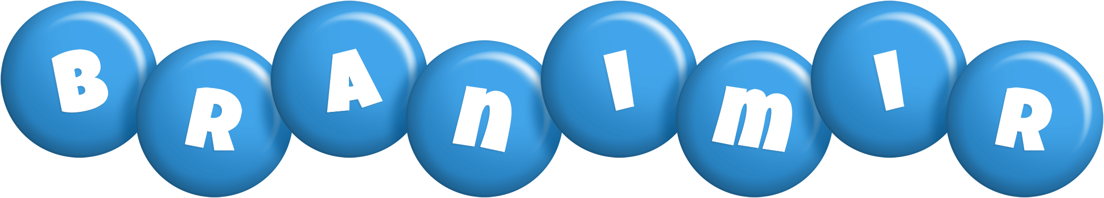 Branimir candy-blue logo