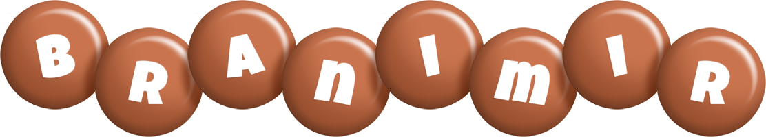 Branimir candy-brown logo