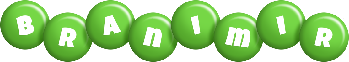 Branimir candy-green logo