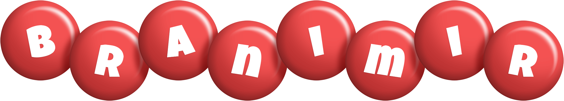 Branimir candy-red logo