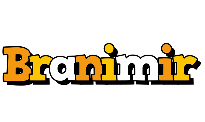Branimir cartoon logo