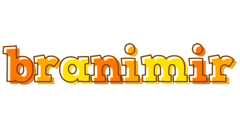 Branimir desert logo