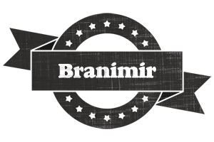 Branimir grunge logo