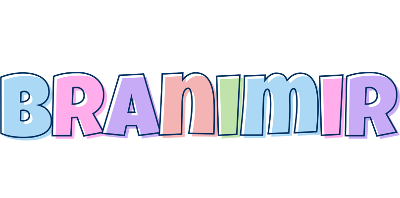 Branimir pastel logo