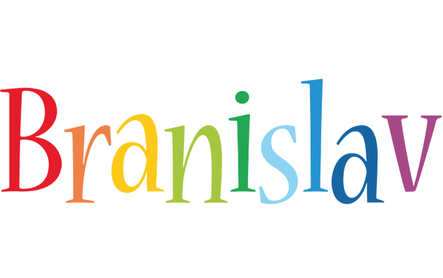 Branislav birthday logo
