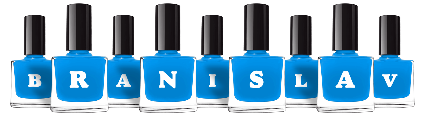 Branislav glossy logo