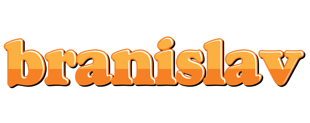 Branislav orange logo