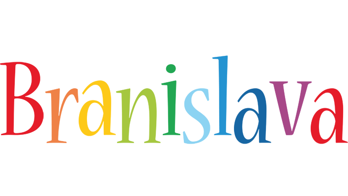 Branislava birthday logo