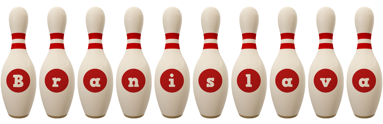 Branislava bowling-pin logo