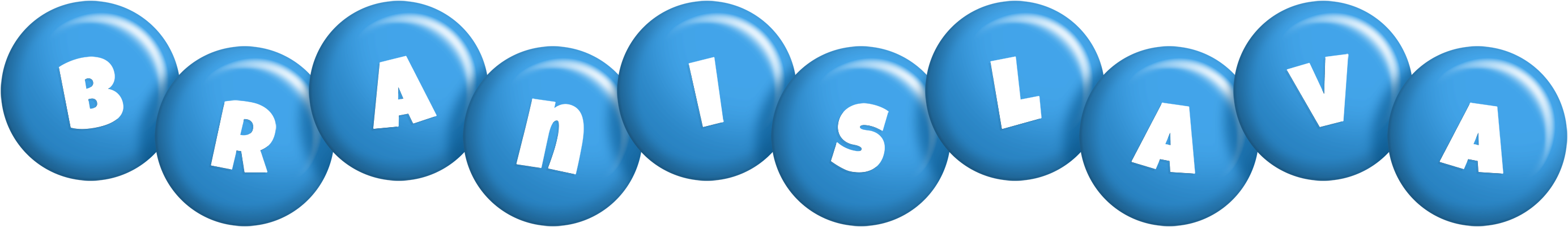 Branislava candy-blue logo