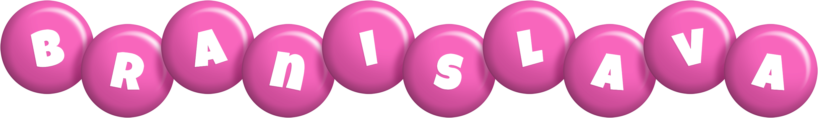 Branislava candy-pink logo