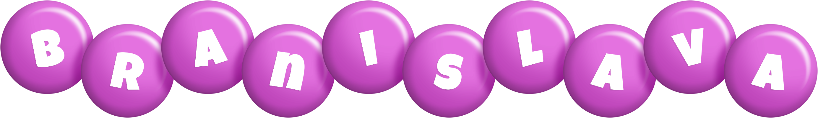 Branislava candy-purple logo