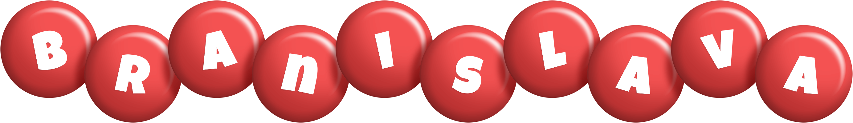 Branislava candy-red logo