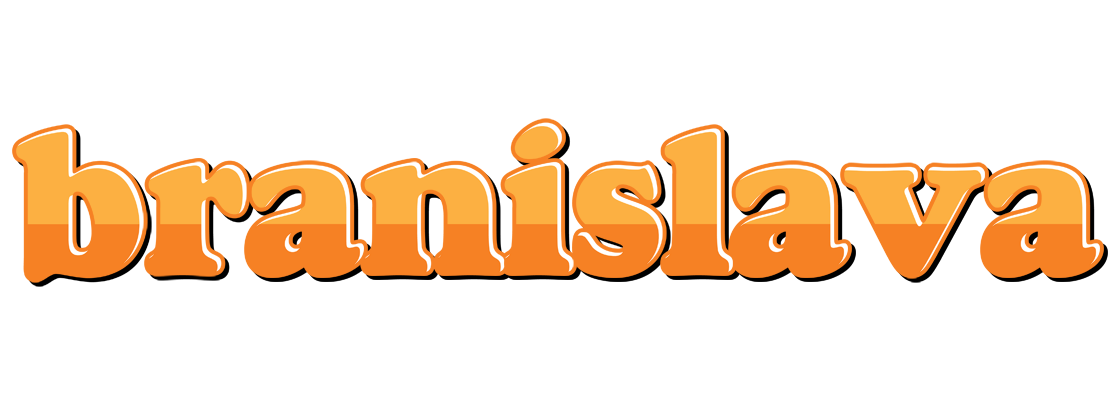 Branislava orange logo
